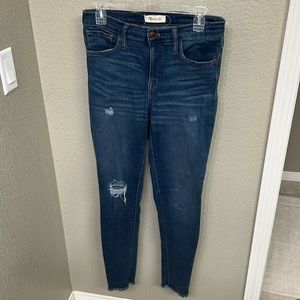 Madewell distressed Roadtripper skinny jeans